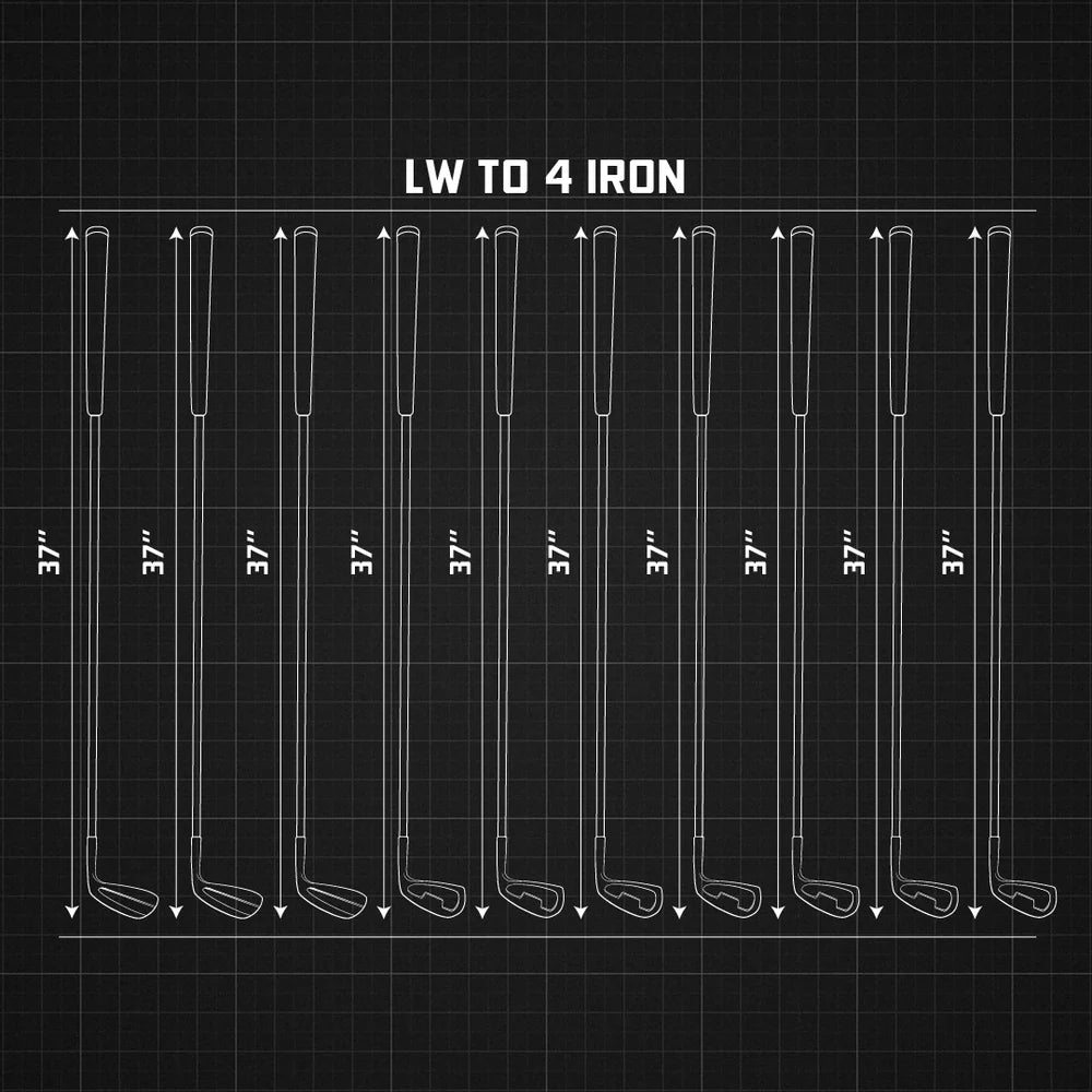 Avoda Origin Curved Same Length Irons Chrome