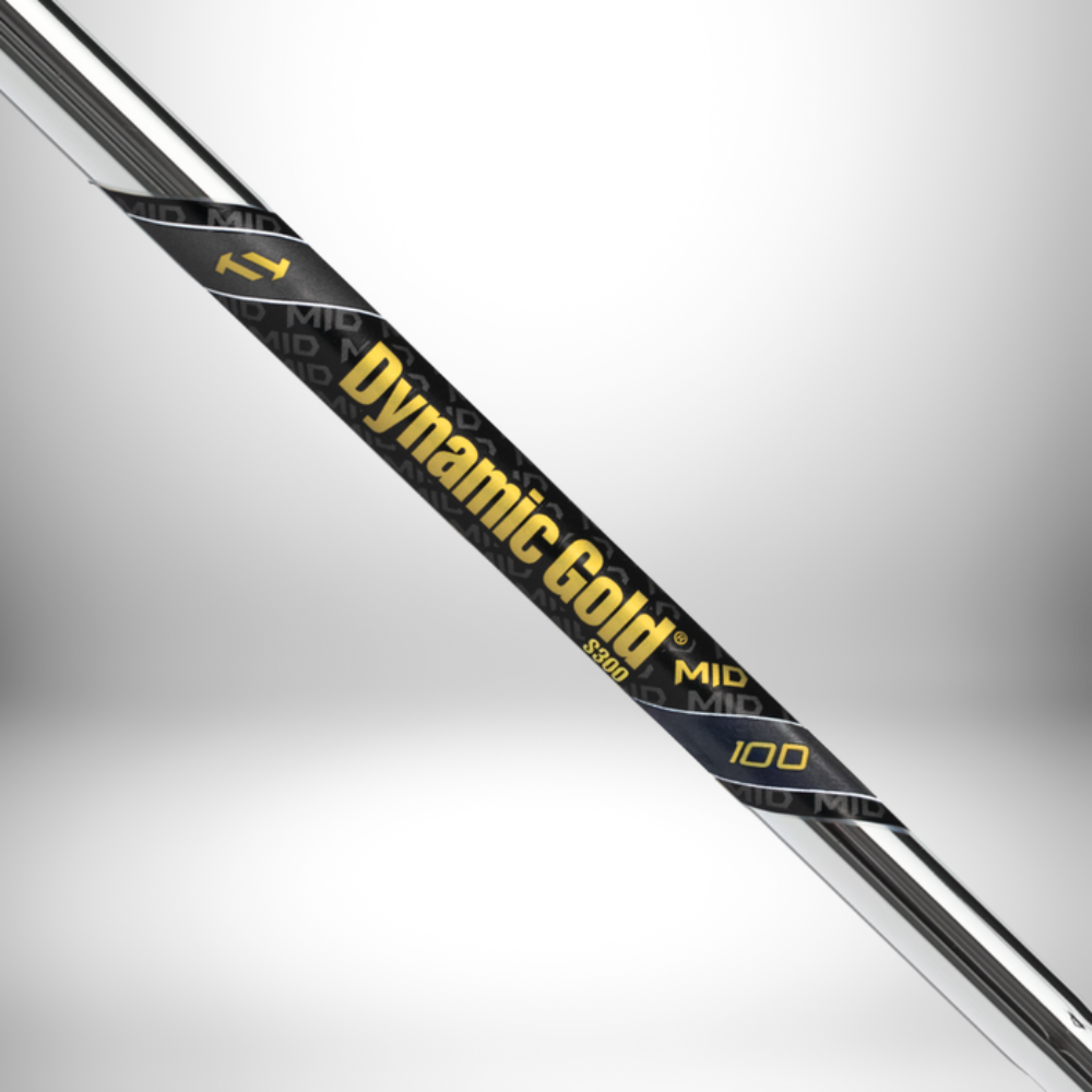 Dynamic Gold Mid 100g Iron Shaft - Taper Tip