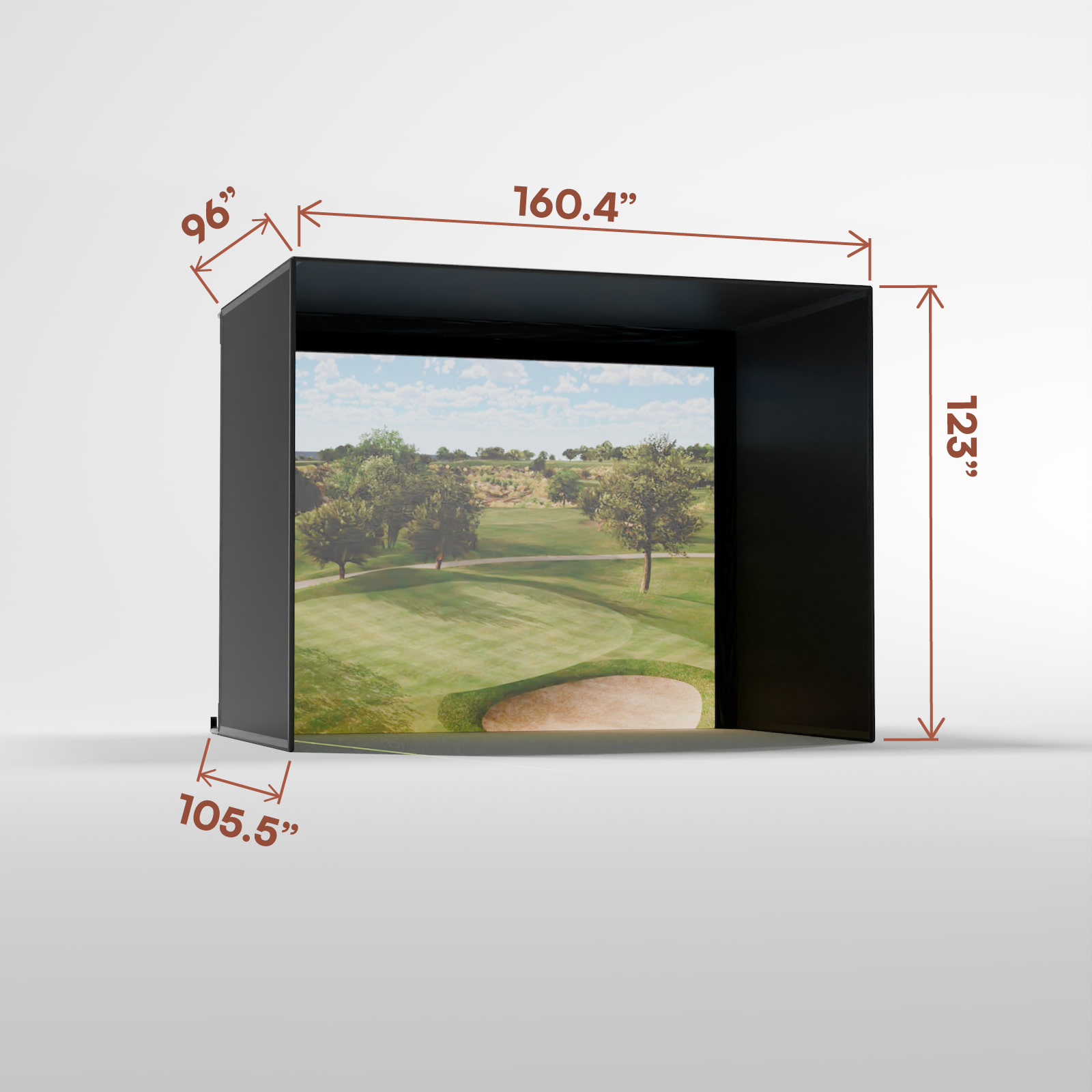 Carl's Place Pro Golf Enclosure Kit with Impact Screen
