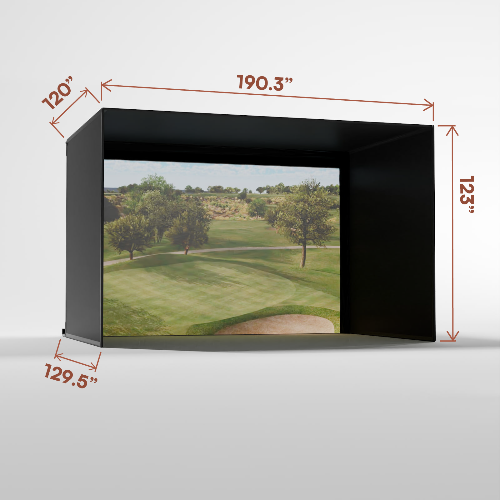 Carl's Place Pro Golf Enclosure Kit with Impact Screen