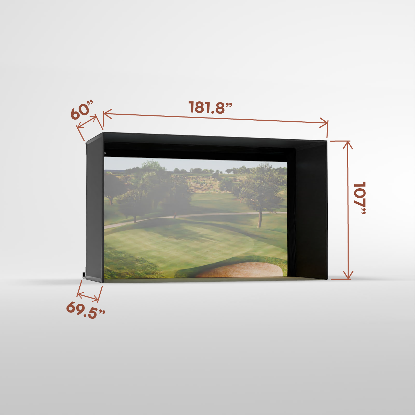 Carl's Place Pro Golf Enclosure Kit with Impact Screen